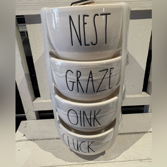 Magenta Artisan Farmline Collection Ceramic Bowl set - Picture 3 of 4